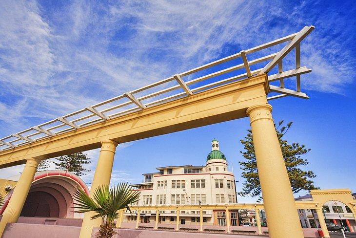 Art Deco Gebäude in Napier