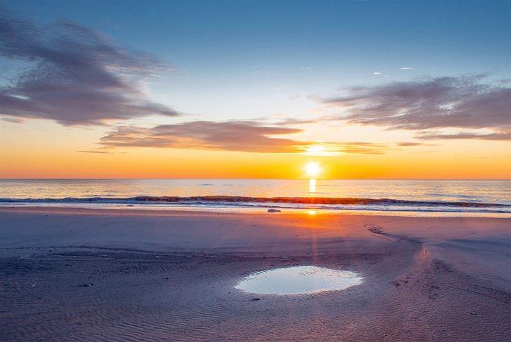 Amanecer sobre Brigantine Beach
