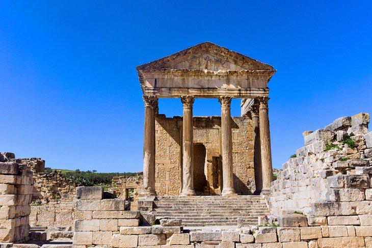 Ruines romaines à Dougga