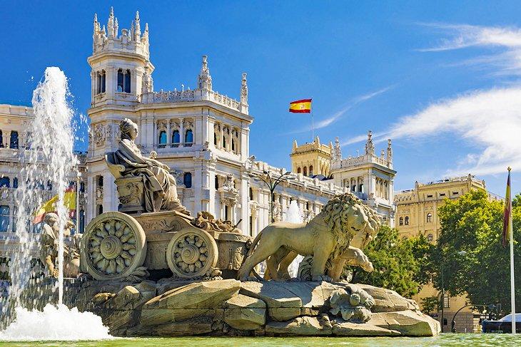 Cibeles-Brunnen in Madrid