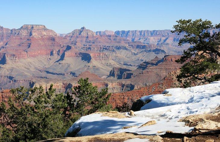 Hiver sur la Rive Sud du Grand Canyon