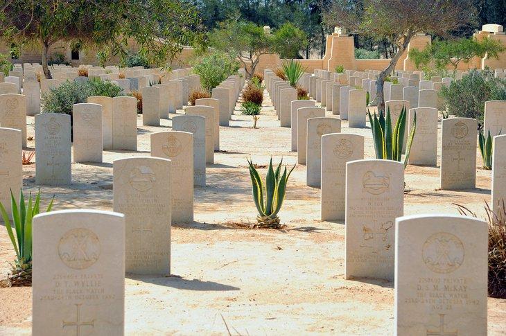Cementerio de la Commonwealth en El Alamein, Egipto