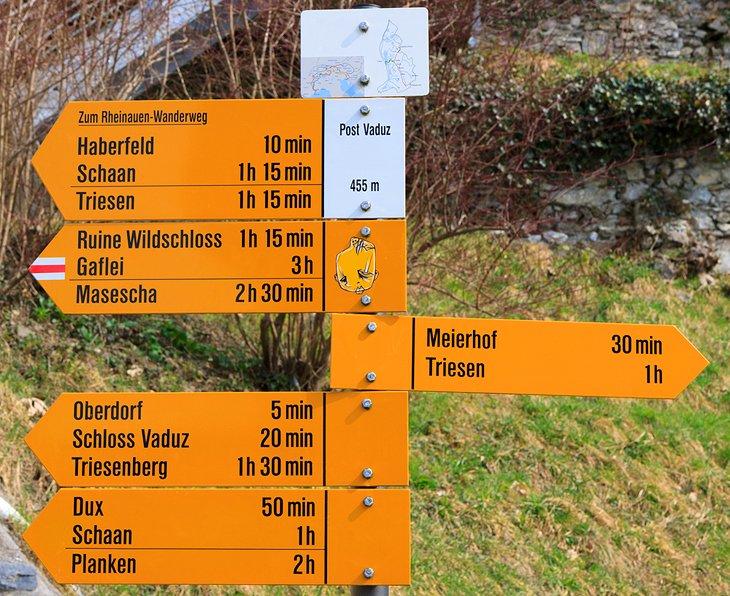 Wanderung auf dem historischen Eschnerberg-Weg
