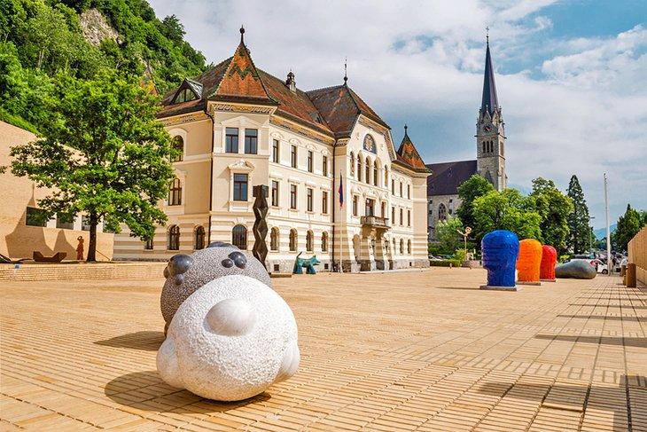 Zentrum von Vaduz