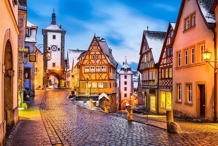 Rothenburg ob der Tauber de noche