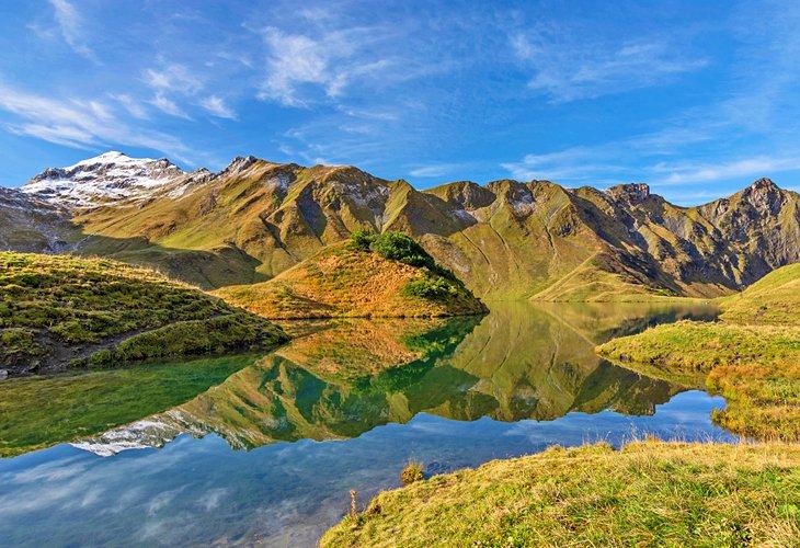 Lago Schrecksee en otoño