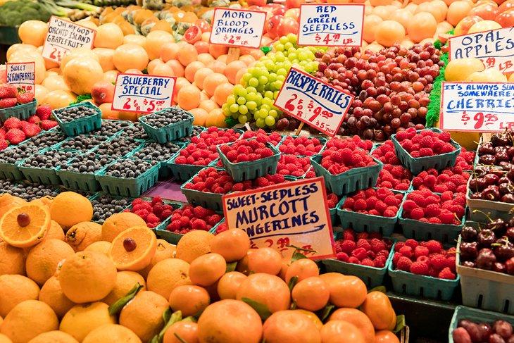 Obststand im Pike Place Market