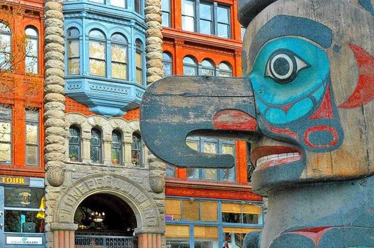 Totem von Pioneer Square