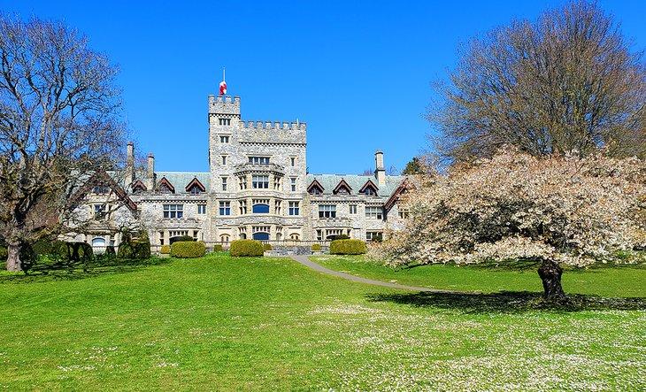 Sitio Histórico Nacional de Hatley Park en primavera
