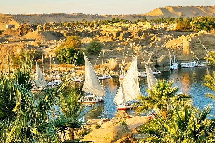 Paseos en Felucca al atardecer