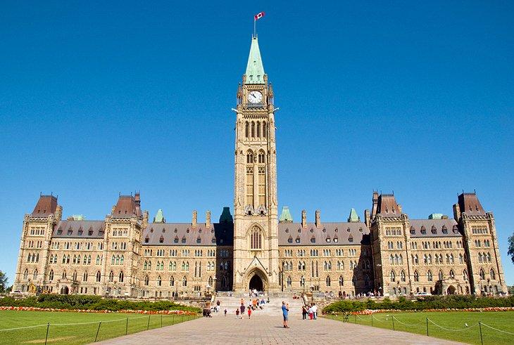 Colina del Parlamento en Ottawa