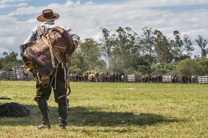 Gaucho en Maldonado, Uruguay