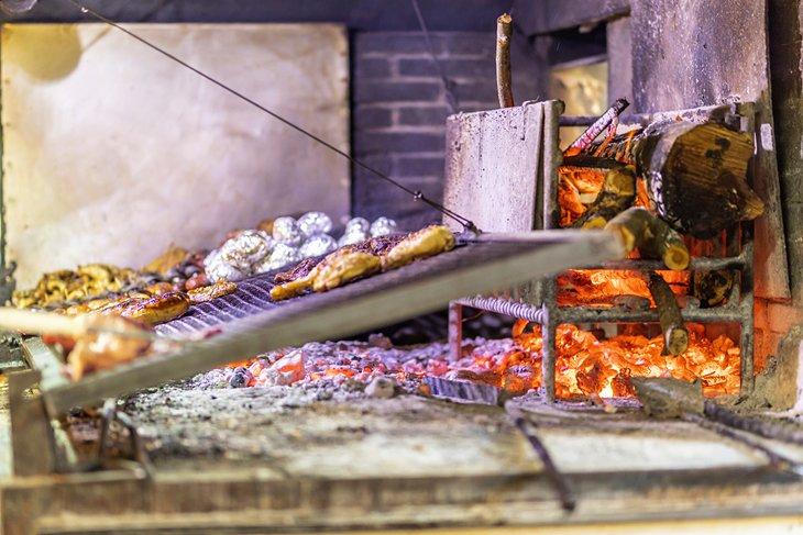 Una barbacoa en Uruguay