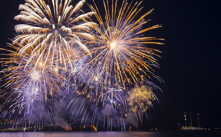 Fuegos artificiales en Cannes