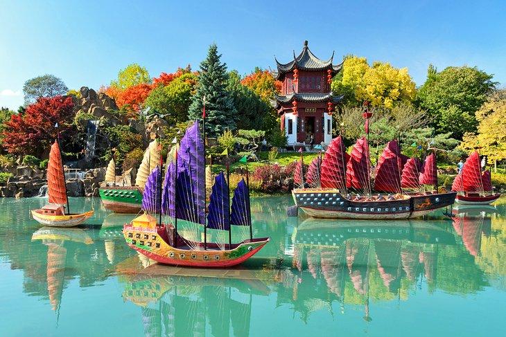 El Jardín Chino en los Jardines Botánicos de Montreal