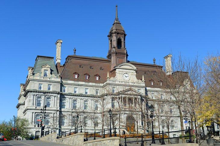 Ayuntamiento de Montreal en el Viejo Montreal