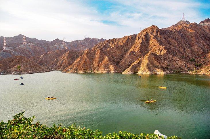 Kayaks en la Represa de Al-Rafisah