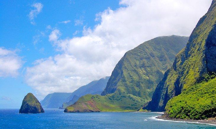 Steilküsten in Molokai