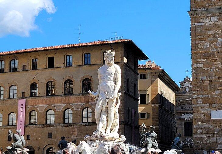 Fuente de Neptuno en la Piazza della Signoria