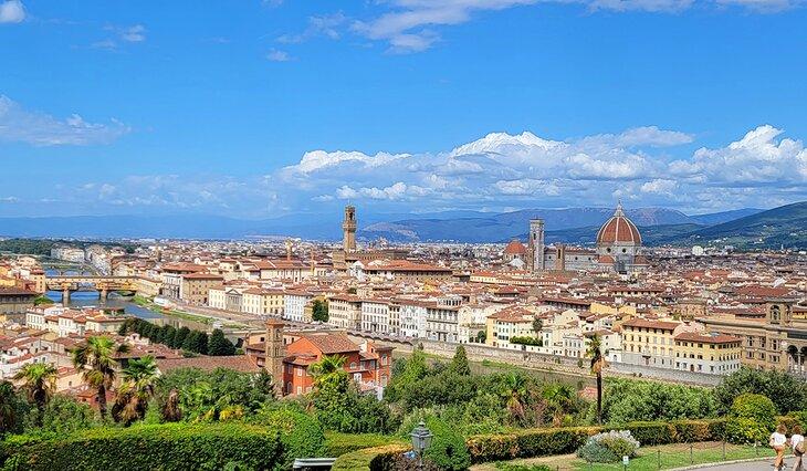 Vista de Florencia desde Piazzale Michelangiolo