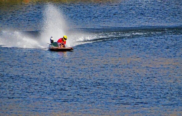 Barco en el Lago Pearrygin