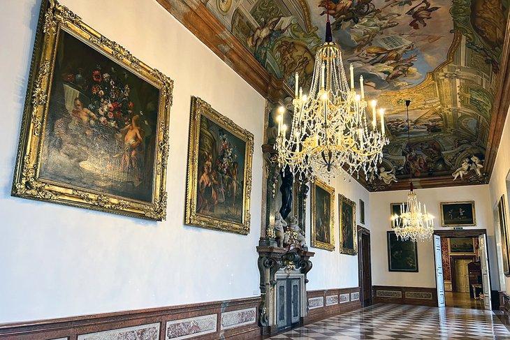 Pasillo en la Residenz de Salzburgo