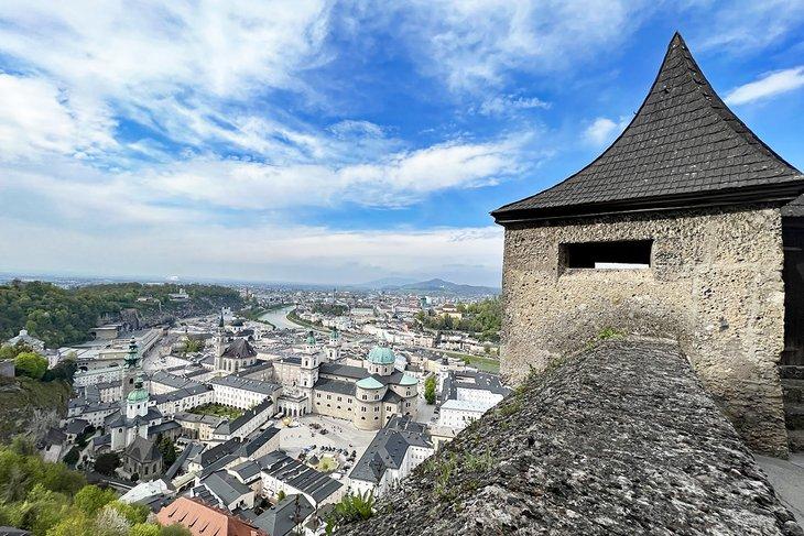 Vista de Salzburgo desde la Fortaleza Hohensalzburg