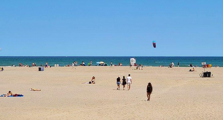 Gente en Woodbine Beach