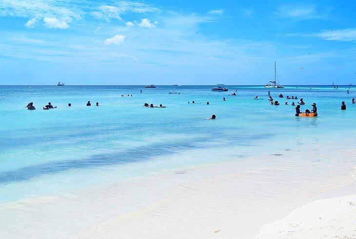Un día en la playa en Aruba