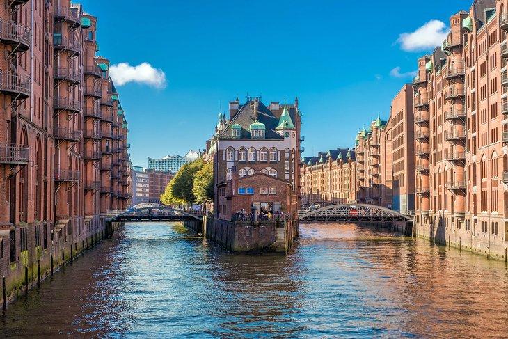 Le Château d'Eau dans le Speicherstadt, Hambourg