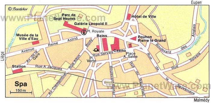 Carte de Spa - Attractions