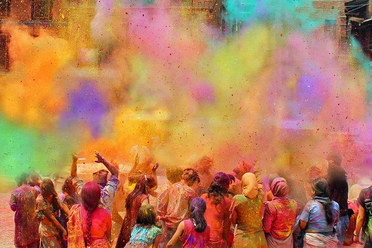 Das farbenfrohe Holi Festival