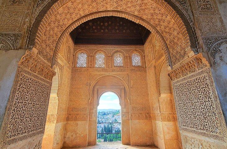 Détail intérieur de l'Alhambra