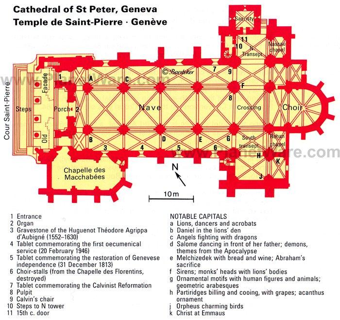 Mapa de la Catedral de San Pedro