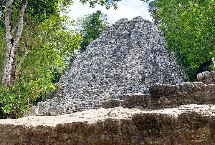 Las ruinas mayas en Coba