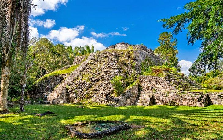 Las ruinas en Kohunlich