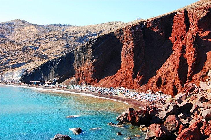 Playa Roja en Akrotíri