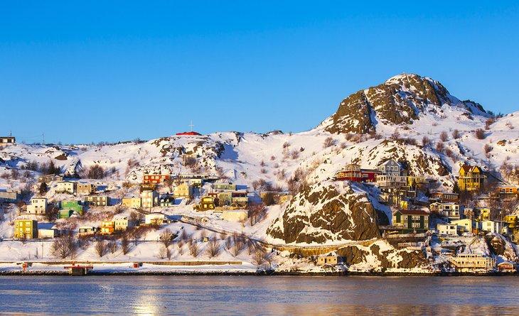 The Battery en hiver, St. John's, Terre-Neuve