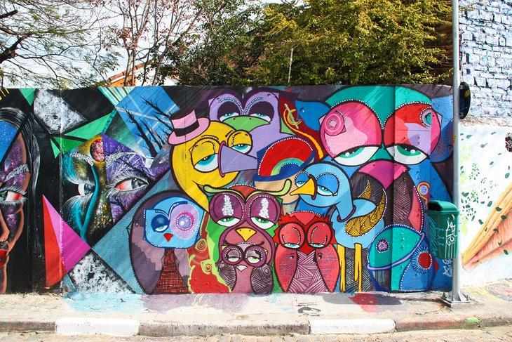 Arte en Beco do Batman (Callejón de Batman)