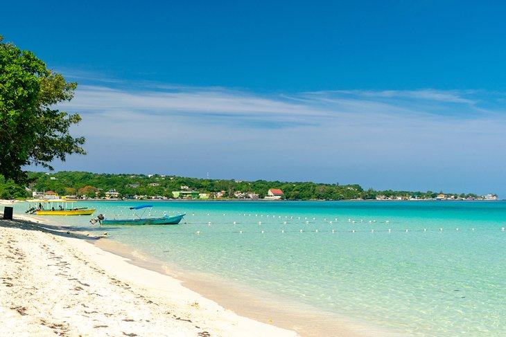 Plage de Seven Mile à Negril