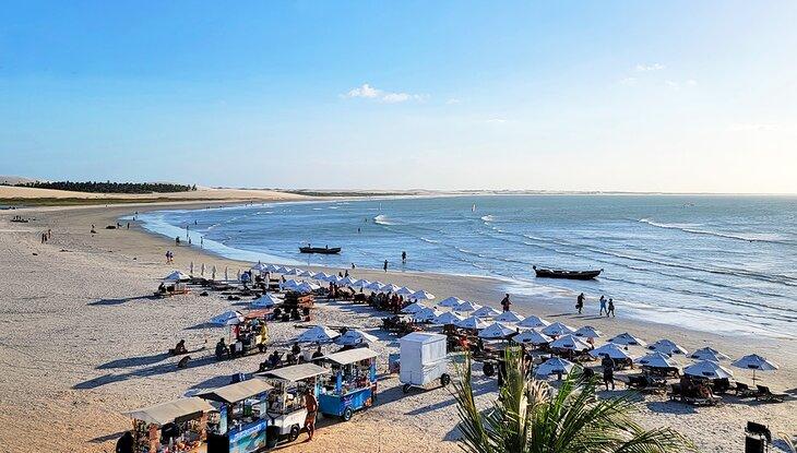 La plage principale de Jericoacoara
