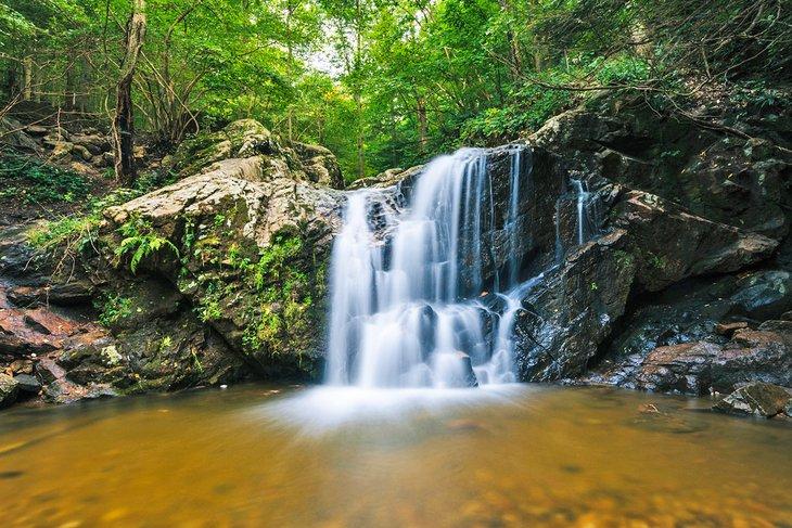 Cascade Falls, Parc d'État de Patapsco Valley