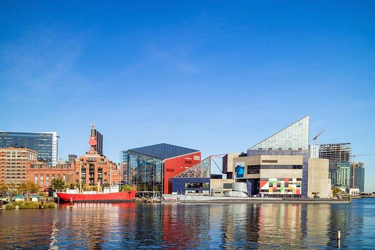 Intérieur du port de Baltimore