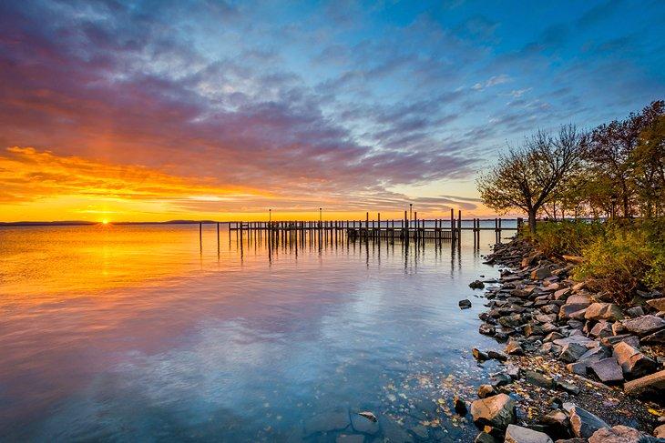 Lever de soleil sur la Baie de Chesapeake