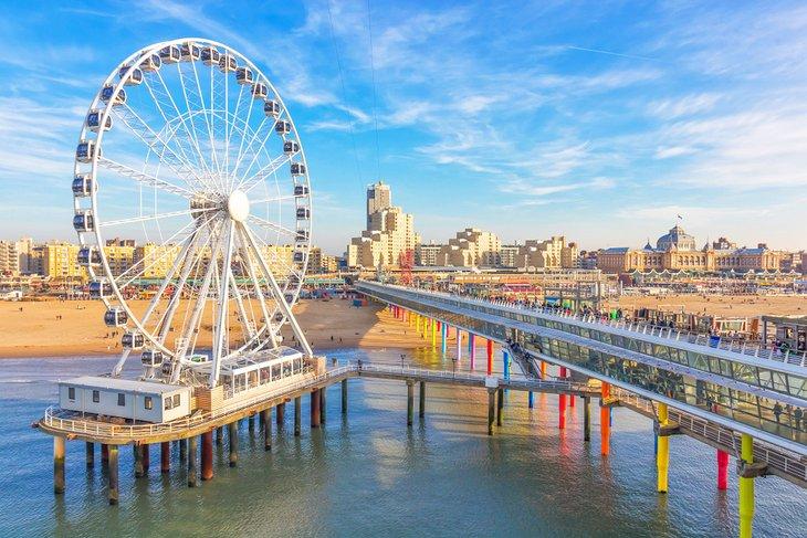 La grande roue & la jetée à Scheveningen