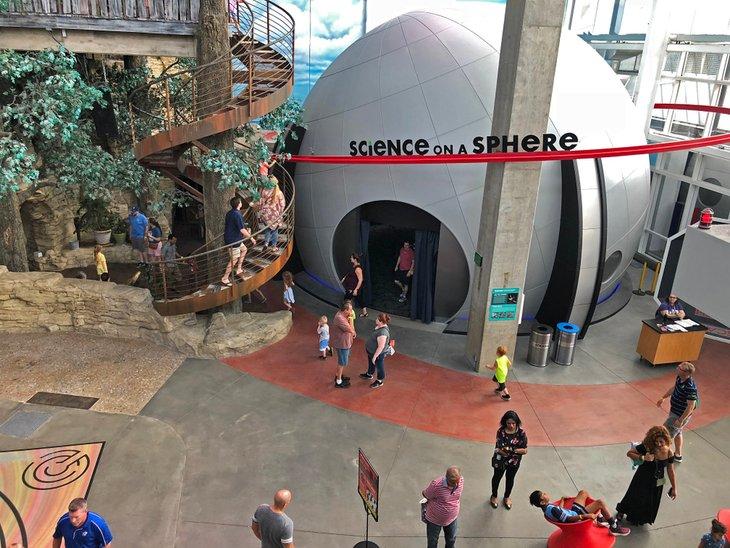 Ciencia en una esfera en Science City