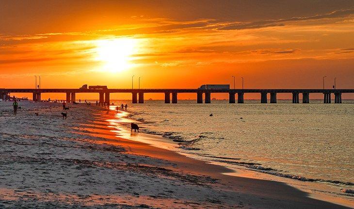 Virginia Beach au coucher de soleil