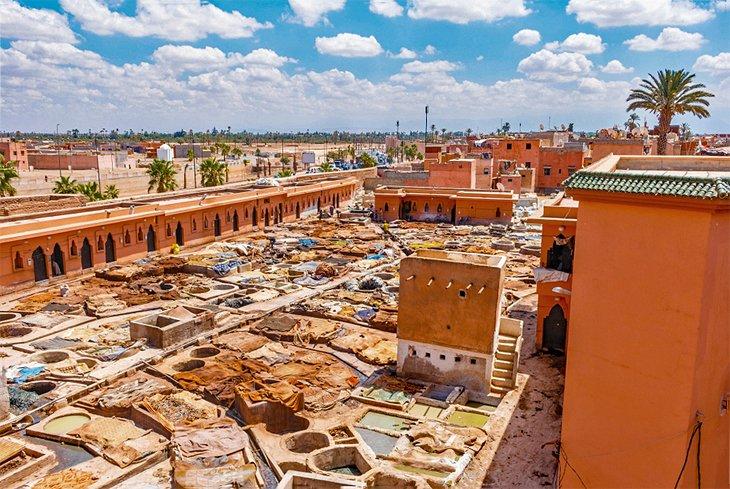 Les tanneries de Marrakech