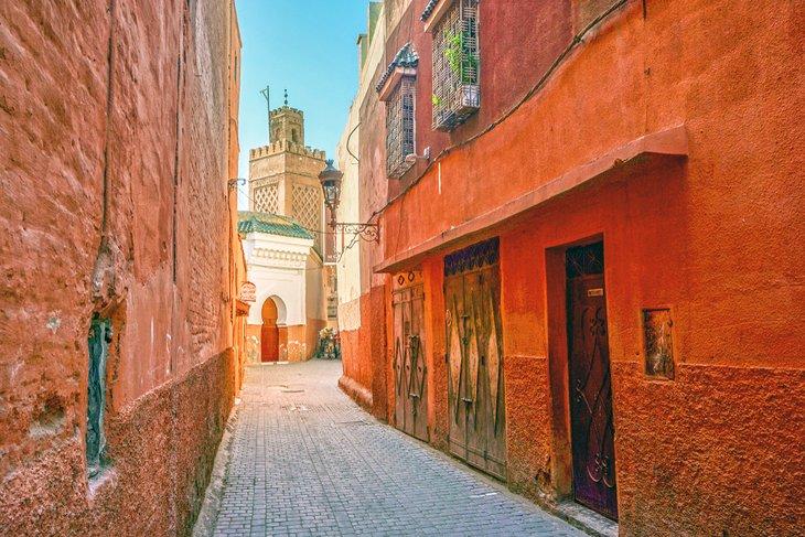 Ruelle de la médina de Marrakech