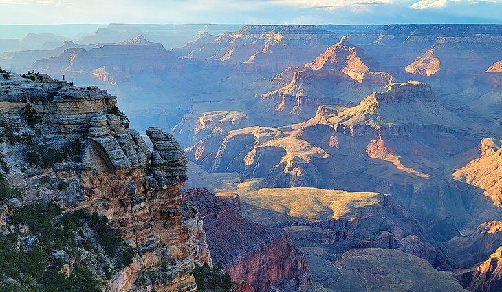 Atardecer en Mather Point, Gran Cañón